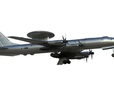 Tu-126 AWACS 3D model