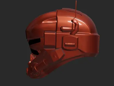 Helmet Anderson 2 3D print model