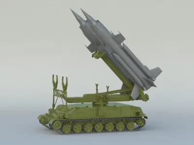2K11 Krug SA-4 Ganef 3D model