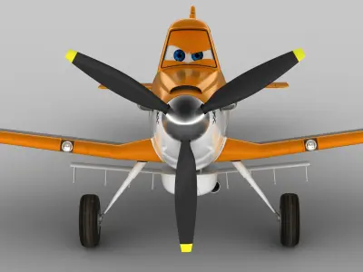 Dusty Crophopper 3D model