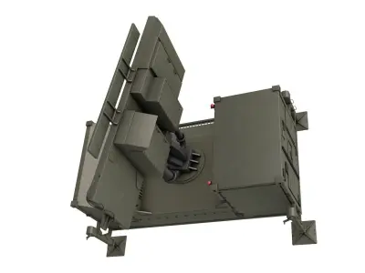 Thales Ground Master 400 Radar 3D model