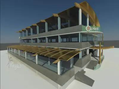 Marketplace B-point 3D model