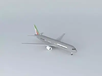 Alitalia Boeing 767-300 Free 3D model