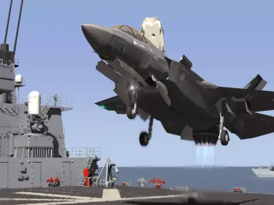 JMSDF F-35B Lightning II 3D model
