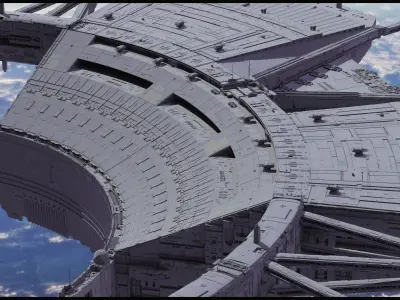 SHIELD GATE  BASE 3D model