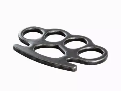 Knuckles 05 Low-poly 3D model