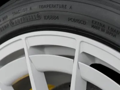 Falken Azenis RT660 305 30 ZR19 102W 3D model