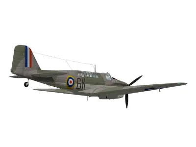Fairey Fulmar Mk1 3D model
