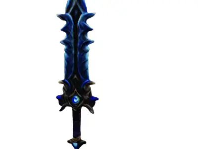 Dragon Sword Free low-poly 3D model