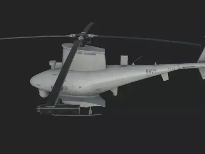 MQ-8B-Fire Scout 3D model 3D model