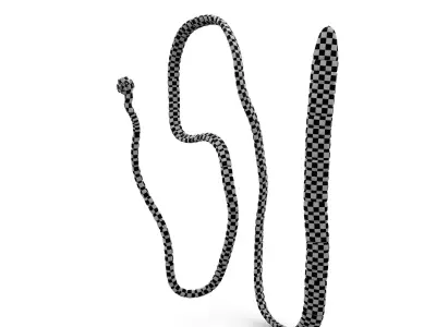 TapeWorm snake chain 3D model