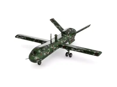 Military USV 3D model