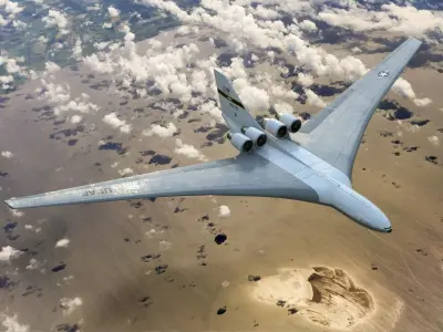 Lockheed CL-1201 nuclear powered aircraft 3D model