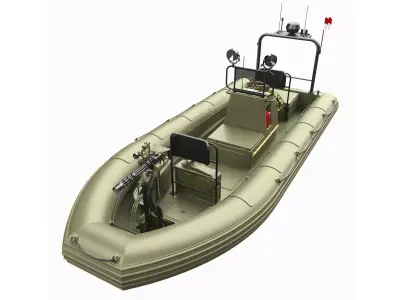 Lifesaving Boat 3D model