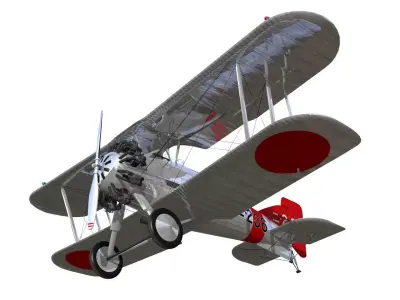 Nakajima A1N 3D model