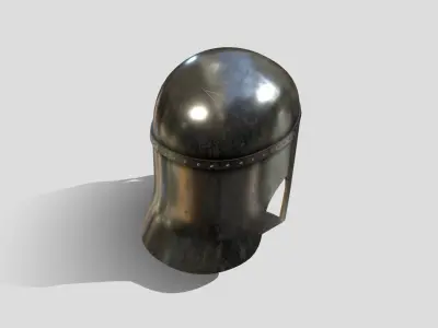 Medieval Anglo Saxon Helm Low-poly 3D model