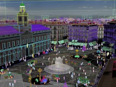 Plaza Puerta del Sol de Madrid 3D model