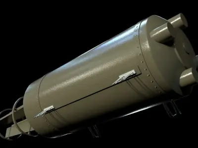 FOAB Bomb Low-poly 3D model