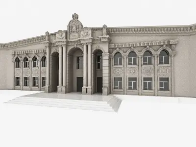 University Building 3D model
