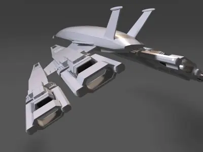 Normandy from Mass Effect games 3D model