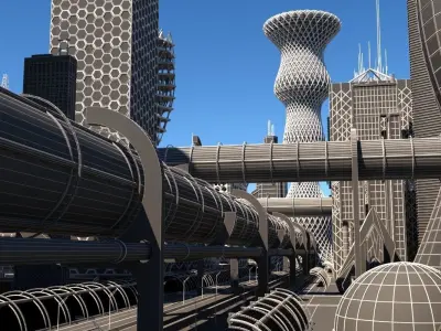 Future City HD 3D model