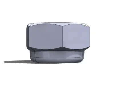 Porca Parlock M16 Nut 3D model