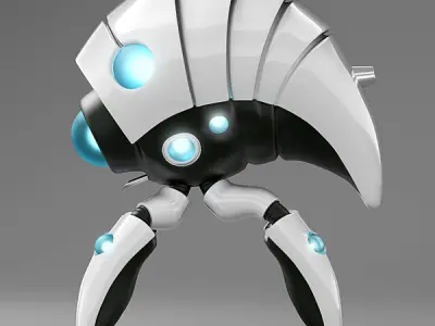 Nanobot original concept 3D model