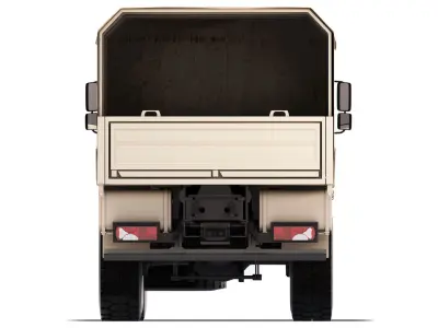 Mercedes-Benz Zetros 3042 tarpaulin body 2019 3D model