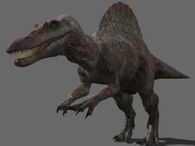 EGYPTICUS spinosaur dinosaur - 3d model 3D model