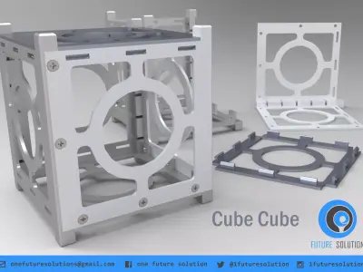 Cube Cube metal frame with two parts Free 3D print model