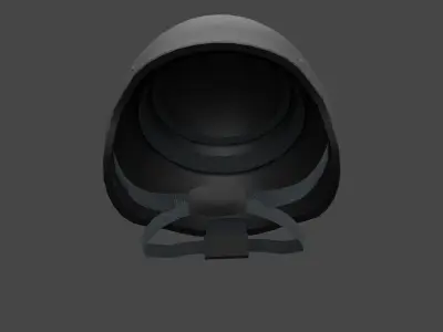Ballistic Helmet Free low-poly 3D model