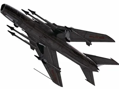 AirCraft 13 - fighter 3D model
