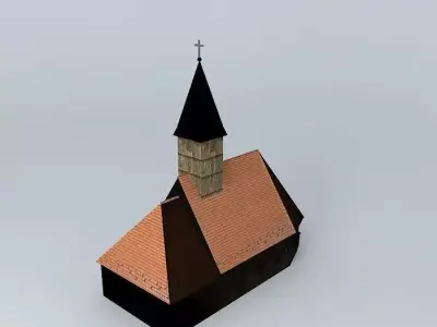 St Fabian and Sebastian Chapel in Letovanic Free 3D model