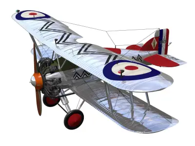 Gloster Gamecock 3D model