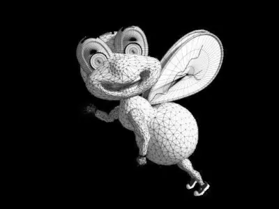 Cartoon Bee 3D model