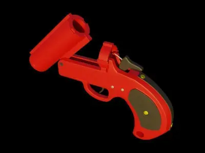 Flare Gun Free 3D model