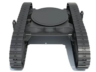 Bulldozer Excavator Track 3D model