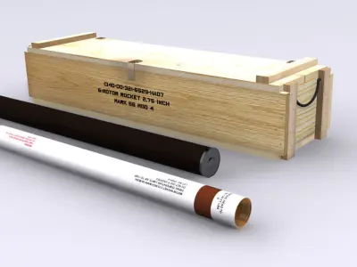 Hydra 70 Warhead Storage System 3D model