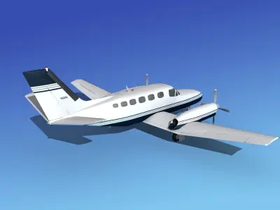 Cessna 441 Conquest II V05 3D model