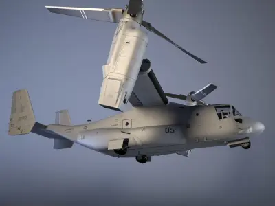 Helicopter MV22 3D model