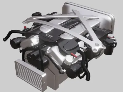 Car Engine  3D model