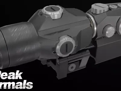 Sig Sauer - Romeo 5 Red Dot Sight Low-poly 3D model