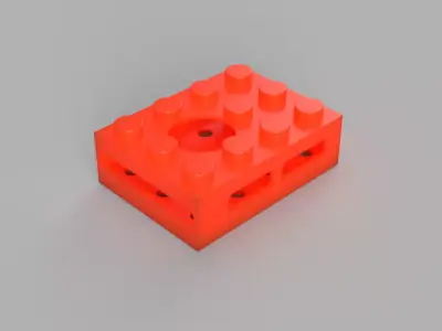 SMART BUILDING BRICK Free 3D print model