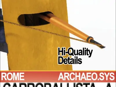 Roman Artillery Carroballista A Soedel Foley 3D model