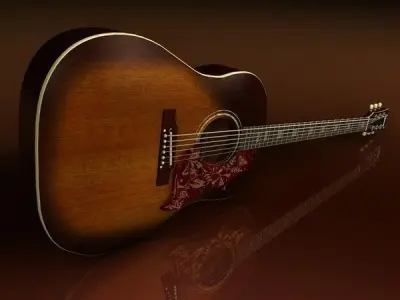 Gibson Hummingbird 3D model