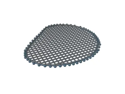 Fishing Net v1 002 Low-poly 3D model