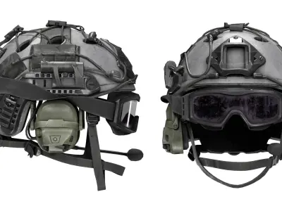 SHADOW COMPANY OPS CORE BUMP HELMET Low-poly 3D model