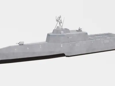 uss independence lcs 2 Low-poly 3D model