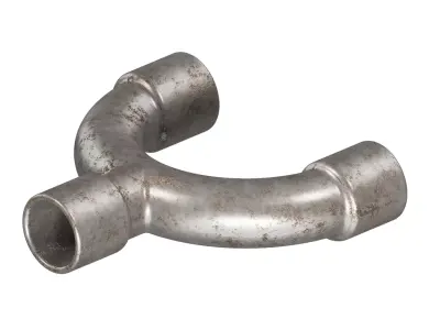Rusty U Pipe Fitting 3D model