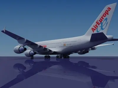 Air Europa Model Airbus A380 3D model